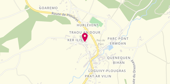 Plan de BIANNIC Ronan, 2 Place du Cardinal Dubourg, 22780 Loguivy-Plougras