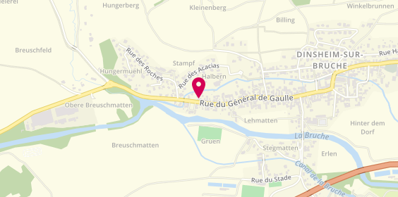 Plan de BERKAT Hakim, 168 Rue du General de Gaulle, 67190 Dinsheim-sur-Bruche