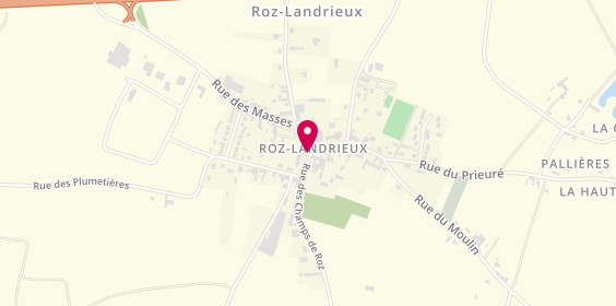Plan de PONTAIS Sandrine, 4 Rue des Champs de Roz, 35120 Roz-Landrieux