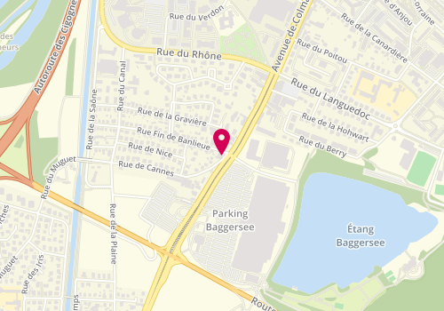 Plan de VAN HOEY Nasima, 13 Avenue de Strasbourg, 67400 Illkirch-Graffenstaden