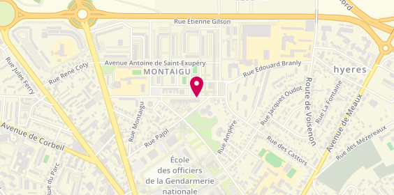 Plan de GUYOT Annabelle, 24 Rue du Colonel Picot, 77000 Melun
