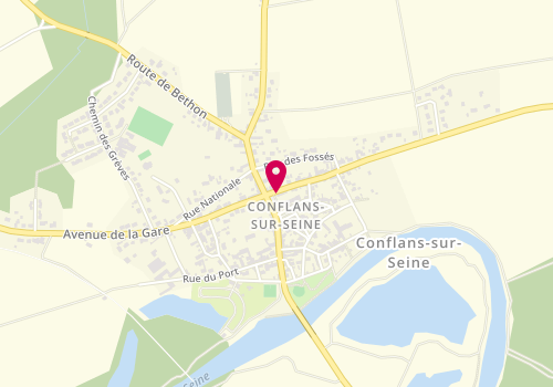 Plan de FRANCOIS Guillaume, 2 Bis Avenue du Marechal Leclerc, 51260 Conflans-sur-Seine