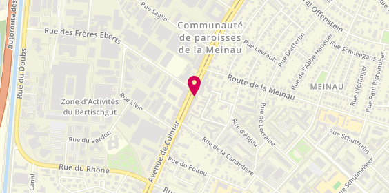Plan de LEVRESSE Patricia, 279 Avenue de Colmar, 67100 Strasbourg
