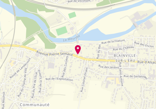 Plan de POITOU Priscila, 1 A Rue Gallieni, 54360 Blainville-sur-l'Eau