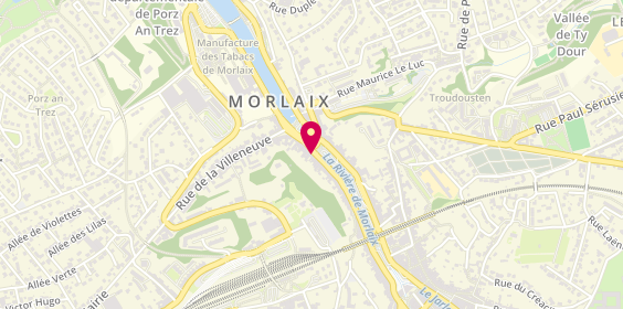 Plan de LE MAT Sandrine, 25 Place du General de Gaulle, 29600 Morlaix