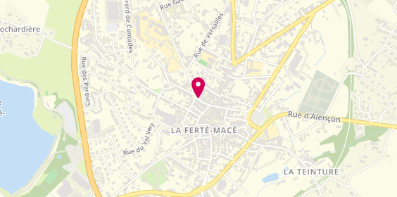 Plan de CROCHET Elodie, 28 Rue Saint Denis, 61600 La Ferté-Macé