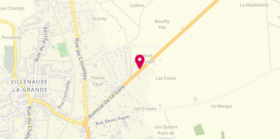 Plan de BOUDOUAYA Rachid, 6 Route de Sézanne, 10370 Villenauxe-la-Grande