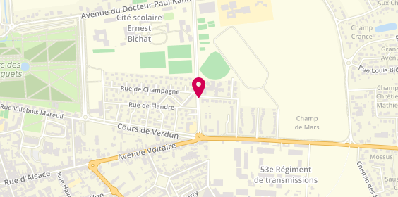 Plan de JADIN Maxime, 6 Avenue Caumont la Force, 54300 Lunéville