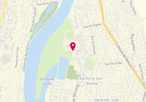 Plan de MALEK Lydie, 2 D Rue des Vergers, 91250 Saintry-sur-Seine