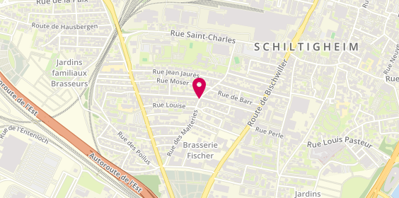Plan de BRANDNER Jérémy, 32 Rue des Malteries, 67300 Schiltigheim