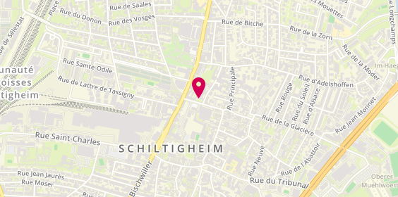 Plan de NEBOIT Emmanuel, 14 Rue des Pompiers, 67300 Schiltigheim