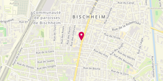 Plan de RACLOT-BERGER Sylvia, 13 Route de Bischwiller, 67800 Bischheim