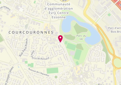 Plan de LE BERRE Sandrine, 1 Rue Ambroise Paré, 91080 Courcouronnes