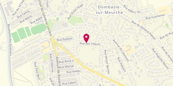Plan de MORETTI Magali, 23 Bis Rue des Tilleuls, 54110 Dombasle-sur-Meurthe