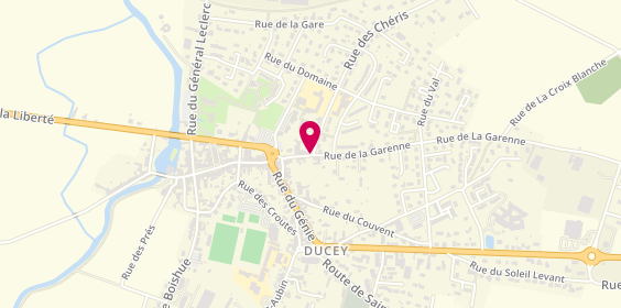 Plan de GRIVEAU Lucie, 19 A Rue de Les Cheris, 50220 Ducey-les-Chéris