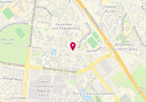 Plan de LAQUITAINE Sabrina, 200 Rue Rosenberg, 91000 Évry-Courcouronnes