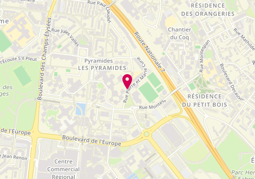 Plan de LUBIN Katia, 203 Rue Pierre & Marie Curie, 91000 Évry-Courcouronnes