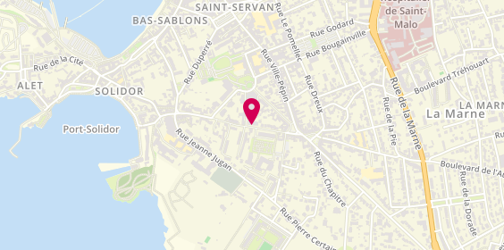 Plan de QUESNEL VAUTIER Corinne, 35 Rue Jean Xxiii, 35400 Saint-Malo