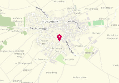 Plan de GRUB Quentin, 12 Route des Nobles, 67520 Nordheim