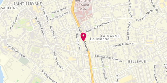 Plan de TUAL Maëlle, 1 Rue de la Marne, 35400 Saint-Malo