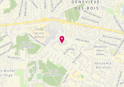 Plan de VOSSOUGHI ANOUCHIRAVAN Seyed, 50 Rue Berlioz, 91240 Saint-Michel-sur-Orge