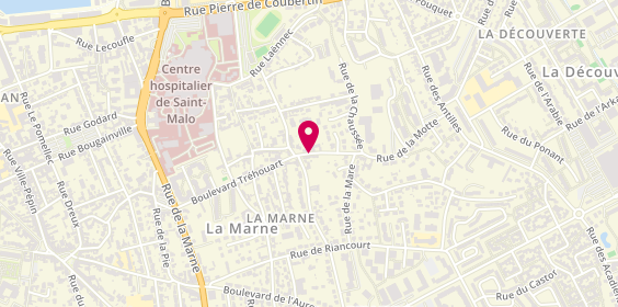 Plan de LEMAIRE BEREST Marie Paule, 8 Rue de la Motte, 35400 Saint-Malo