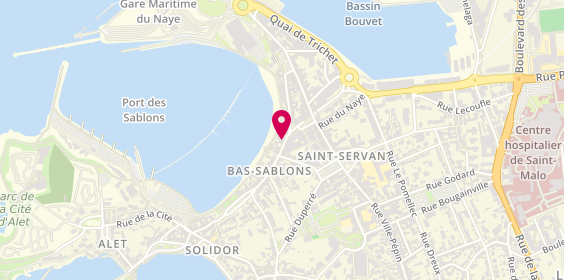 Plan de L YVONNET Valérie, 4 Rue des Bas Sablons, 35400 Saint-Malo