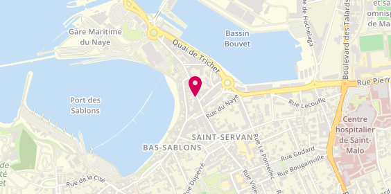 Plan de BARON Laetitia, 34 Rue Georges Clemenceau, 35400 Saint-Malo
