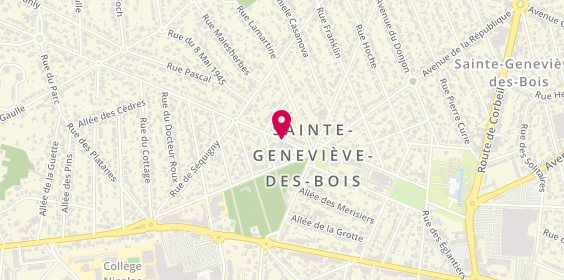 Plan de BOURQUIN Séverine, 138 Avenue du Président Salvador Allende, 91700 Sainte-Geneviève-des-Bois