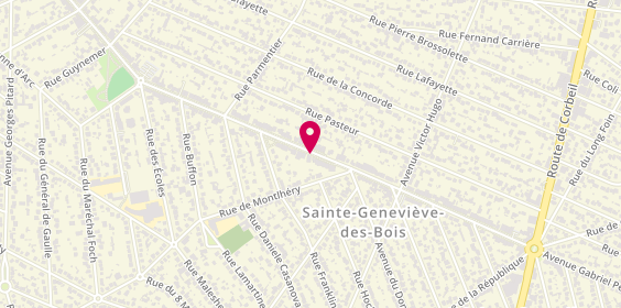 Plan de PLANELLES DEVOUGES Chantal, 126 Avenue Gabriel Péri, 91700 Sainte-Geneviève-des-Bois