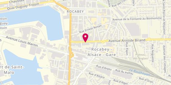 Plan de MICHEL Anne Marie, 18 Avenue Jean Jaures, 35400 Saint-Malo