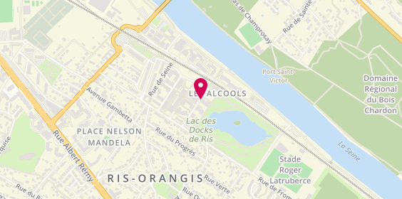 Plan de OUSSID Fadwa, 10 Rue de la Baignade, 91130 Ris-Orangis