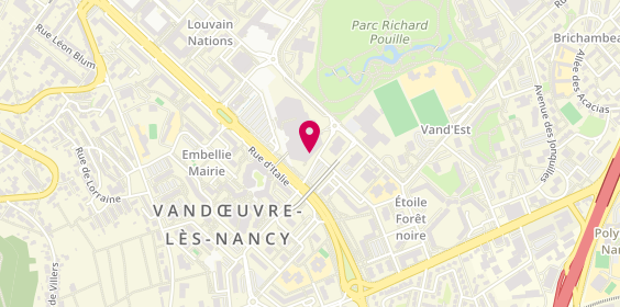 Plan de GROSS Cécile, Rue Centre Commercial Les Nat, 54500 Vandœuvre-lès-Nancy