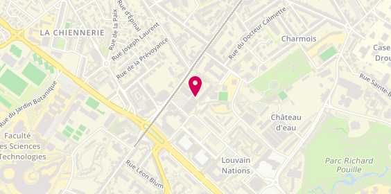 Plan de RICHARD Nathalie, 8 Square de Liege, 54500 Vandœuvre-lès-Nancy