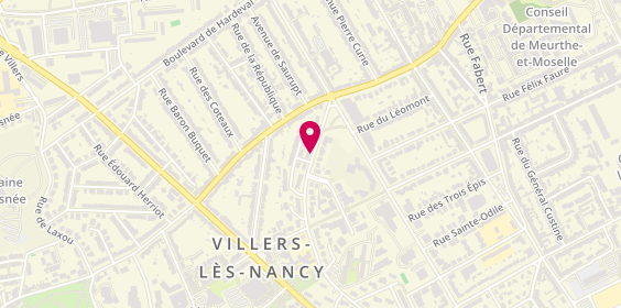 Plan de JACQUOT Camille, 18 Boulevard Marechal Lyautey, 54600 Villers-lès-Nancy
