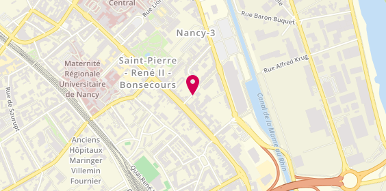 Plan de CHAUVELOT Cécile, 2 Rue de Vic, 54000 Nancy