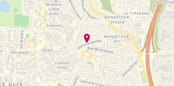 Plan de ANCELET Stéphanie, 22 Avenue de Montjay, 91400 Orsay