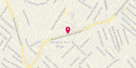 Plan de LE MEUR Caroline, 115 Boulevard Aristide Briand, 91600 Savigny-sur-Orge
