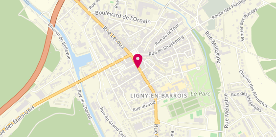 Plan de MARON Stéphanie, 26 Rue du General de Gaulle, 55500 Ligny-en-Barrois