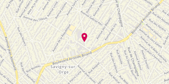 Plan de HERRY Céline, 5 Avenue des Marronniers, 91600 Savigny-sur-Orge