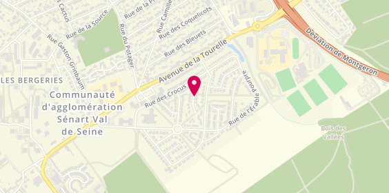 Plan de NGATALI Nadège, 5 Rue des Fougeres, 91270 Vigneux-sur-Seine