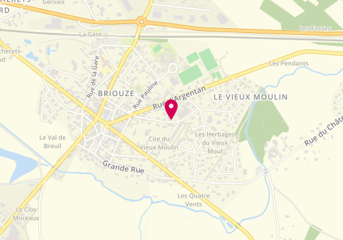 Plan de PRIGENT Stéphanie, 5 Chemin du Vieux Moulin, 61220 Briouze
