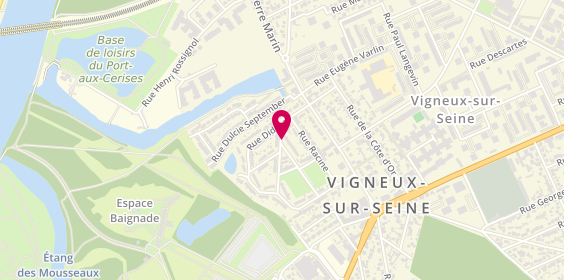 Plan de BENMANSOUR Lahcene, 3 Rue Denis Papin, 91270 Vigneux-sur-Seine