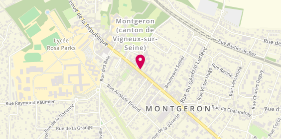 Plan de BERTOMEU Franck, 73 Avenue de la Republique, 91230 Montgeron