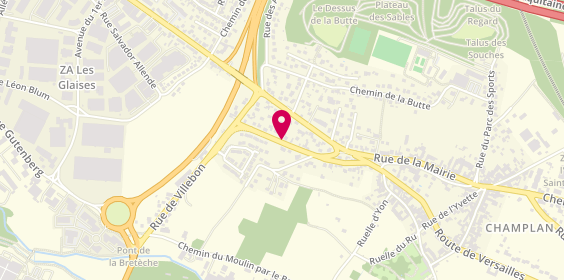 Plan de BERRICHI Rachida, 12 Route de Villebon, 91160 Champlan