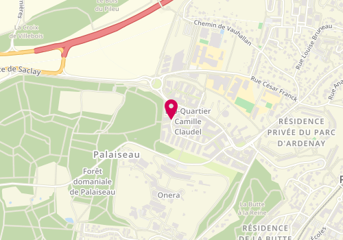 Plan de URBAING AIECH Catherine, 18 Rue Pierre Gilles de Gennes, 91120 Palaiseau