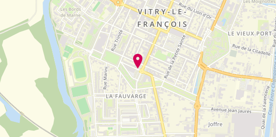 Plan de POSSON Sandrine, 1 Place Giraud, 51300 Vitry-le-François