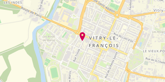 Plan de BARON Laetitia, 14 Rue du Marabais, 51300 Vitry-le-François