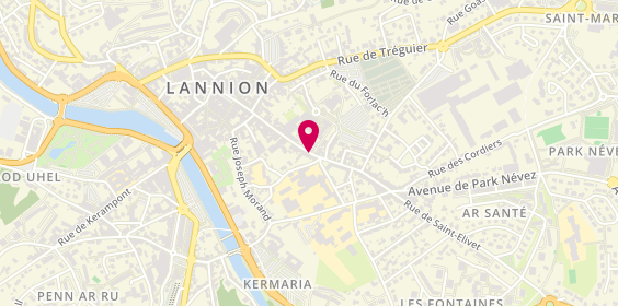 Plan de AMBERT Elise, 34 A Rue Jean Savidan, 22300 Lannion