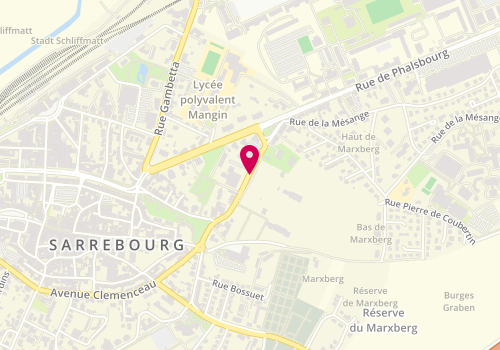 Plan de GASSER Marlène, 34 A Rue Division Leclerc, 57400 Sarrebourg